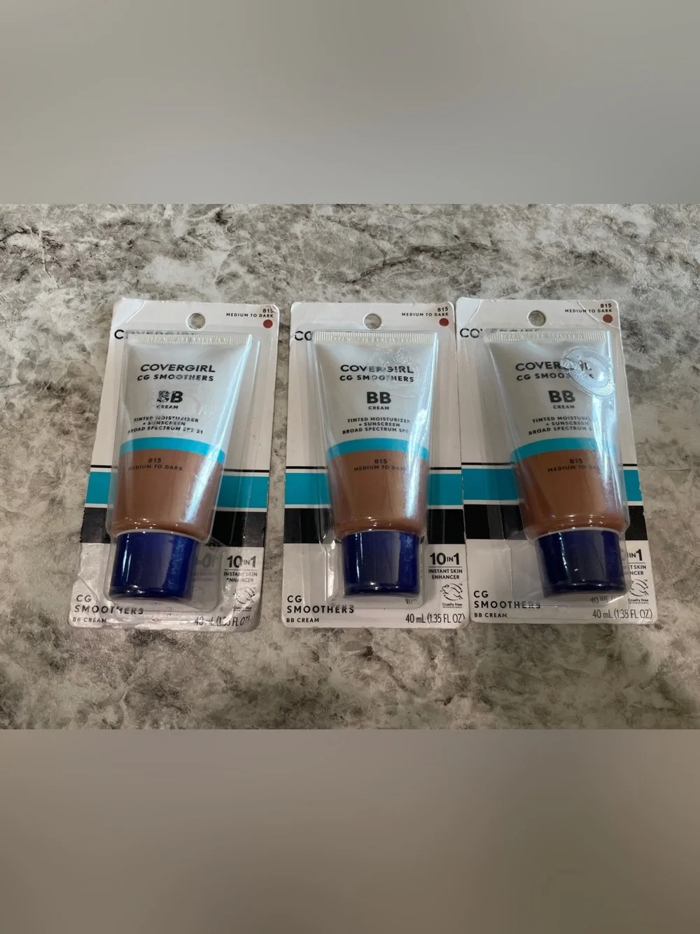 COVERGIRL CG Smoothers BB Cream - 815 medium to dark (3 Pack) NEW